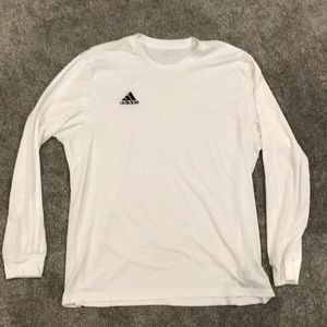 Adidas white long sleeve jersey